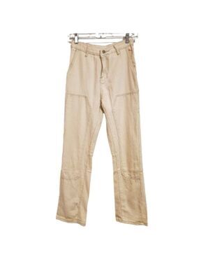 Solado Cargo Carpenter Jeans Beige Double Knee X Small